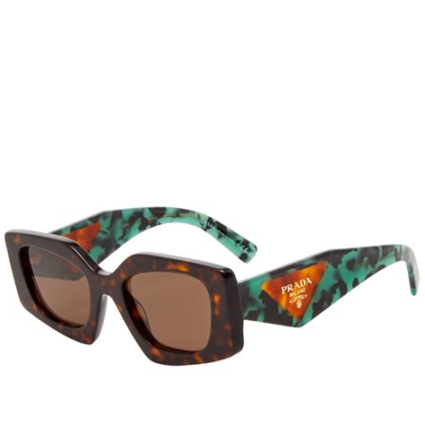 prada green tortoise sunglasses|prada sunglasses women's tortoise.